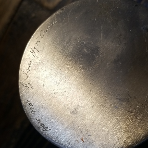 Super cute Hand made jug - heavy - appears to be pewter - Picture 6 of 10